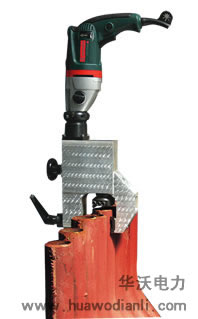 外卡式管道坡口机正在施工